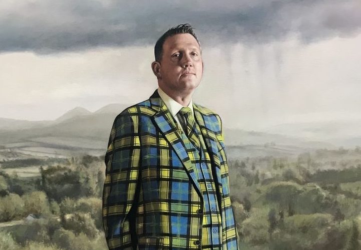 Doddie Weir's painting is in the National Portrait Gallery.