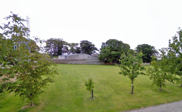 The site near Dornoch Fire Station