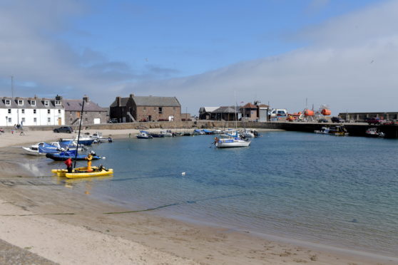 Stonehaven Harbour. 
Picture by KATH FLANNERY