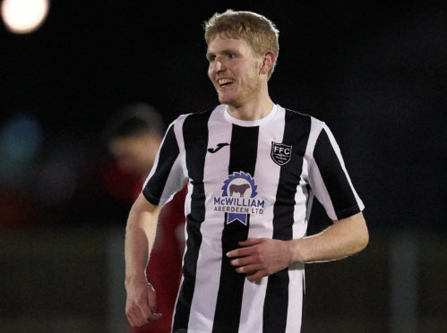 Fraserburgh's on-loan midfielder Ross Willox.