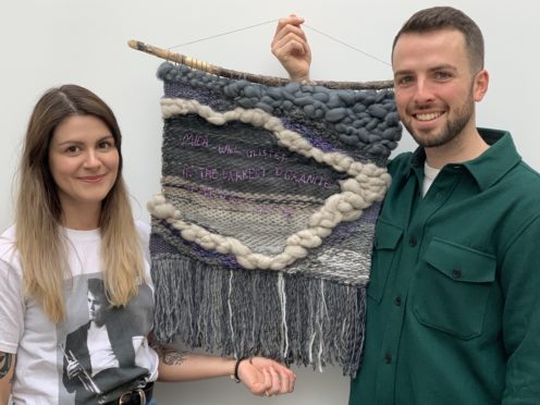 Fibre artist, Frieda Strachan and creative writer, Shane Strachan