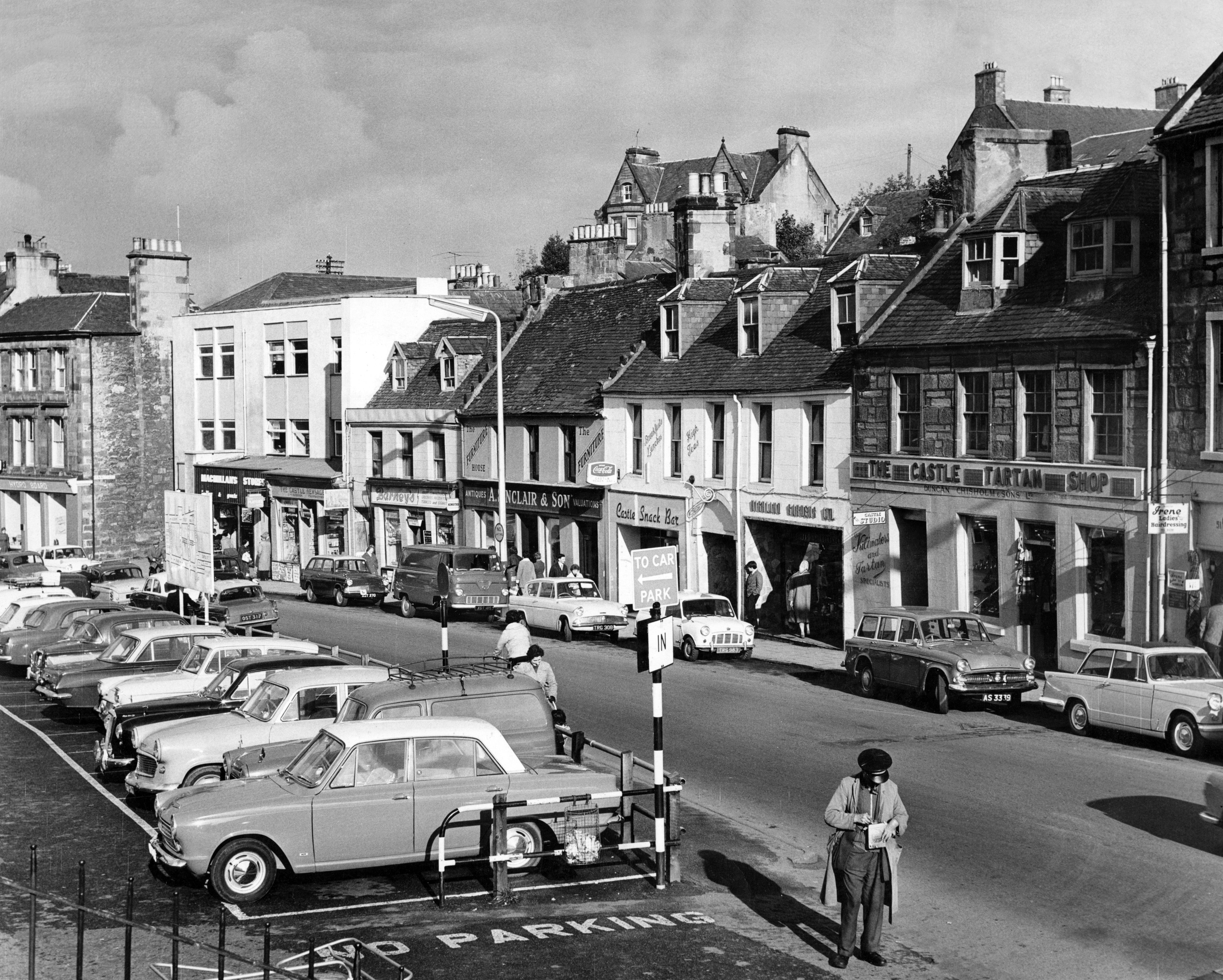 Inverness Castle Street in October 1964
