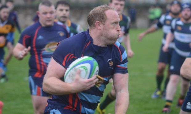 Jonny Clipston plays for Liberton Rugby Club in Edinburgh