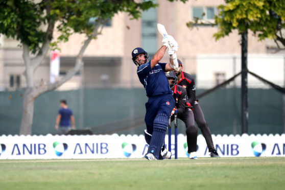 Coetzer at the crease for his country.