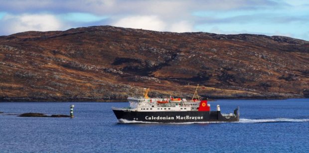 The MV Lord of the Isles which operates the Mallaig to Armadale ferry crossing for CalMac