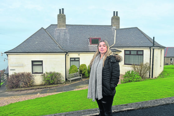 Gemma McKay at the old GP Surgery which they are hoping to convert. 
Picture by Darrell Benns