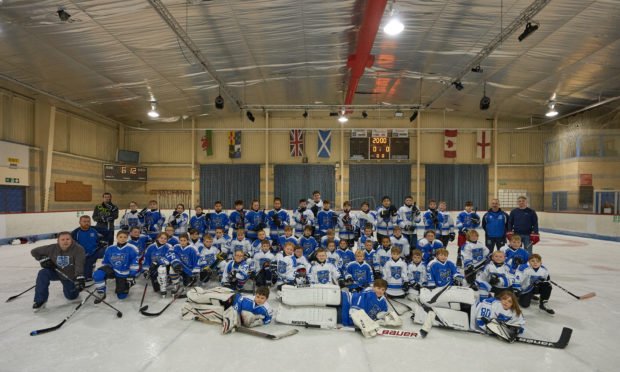 Moray Juniors Ice Hockey Club is one of the groups competing to win the bus.