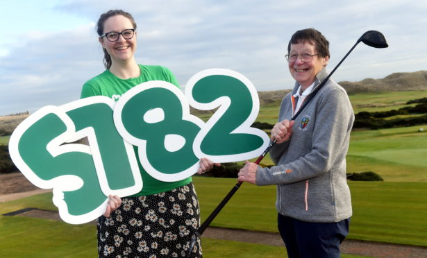 Macmillan Cancer Support fundraising manager Madeleine Gillan with Irene Rowe the immediate past Lady Captain of the club.

Picture by Chris Sumner.