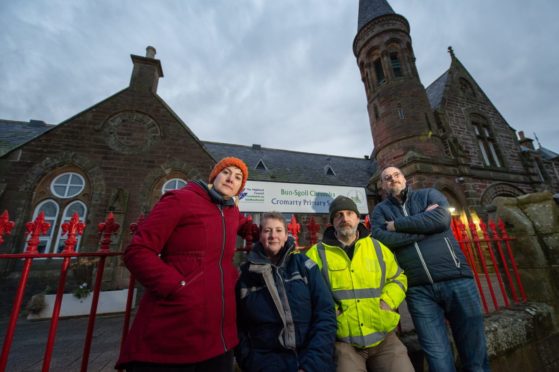 Picture: L2R - Members from the Cromarty Primary Parent Teacher Council - Ingrid Rochford (Parent Council Member), Lorna Mackinnon (Parent) Denis Torley (Parent Council Chair) and Peter Rochford (Vice Chair)


Pictures by JASON HEDGES