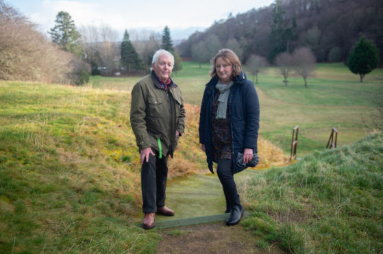 Helen Smith (member of OpenNess group and chairwoman of Ballifeary Community Council) and Councillor Bill Boyd are pictured at the site. Picture by Jason Hedges.