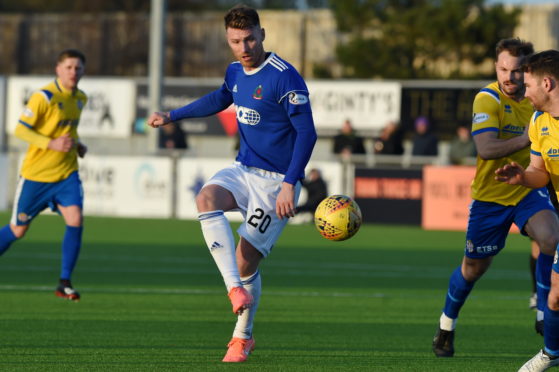 Cove Rangers striker Rory McAllister.