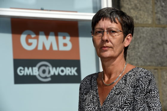 GMB Union organiser Melanie Greenhalgh.

Picture by KENNY ELRICK.