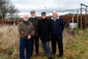 L-R: Archie Peebles, Leith Robertson, Jim Smith, Alex Smith posing at the existing site.

Picture by Caledonia Jeffrey