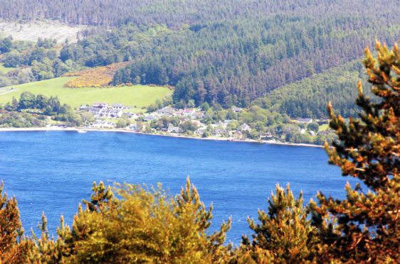 Shores of Loch Ness near Drumnadrochit