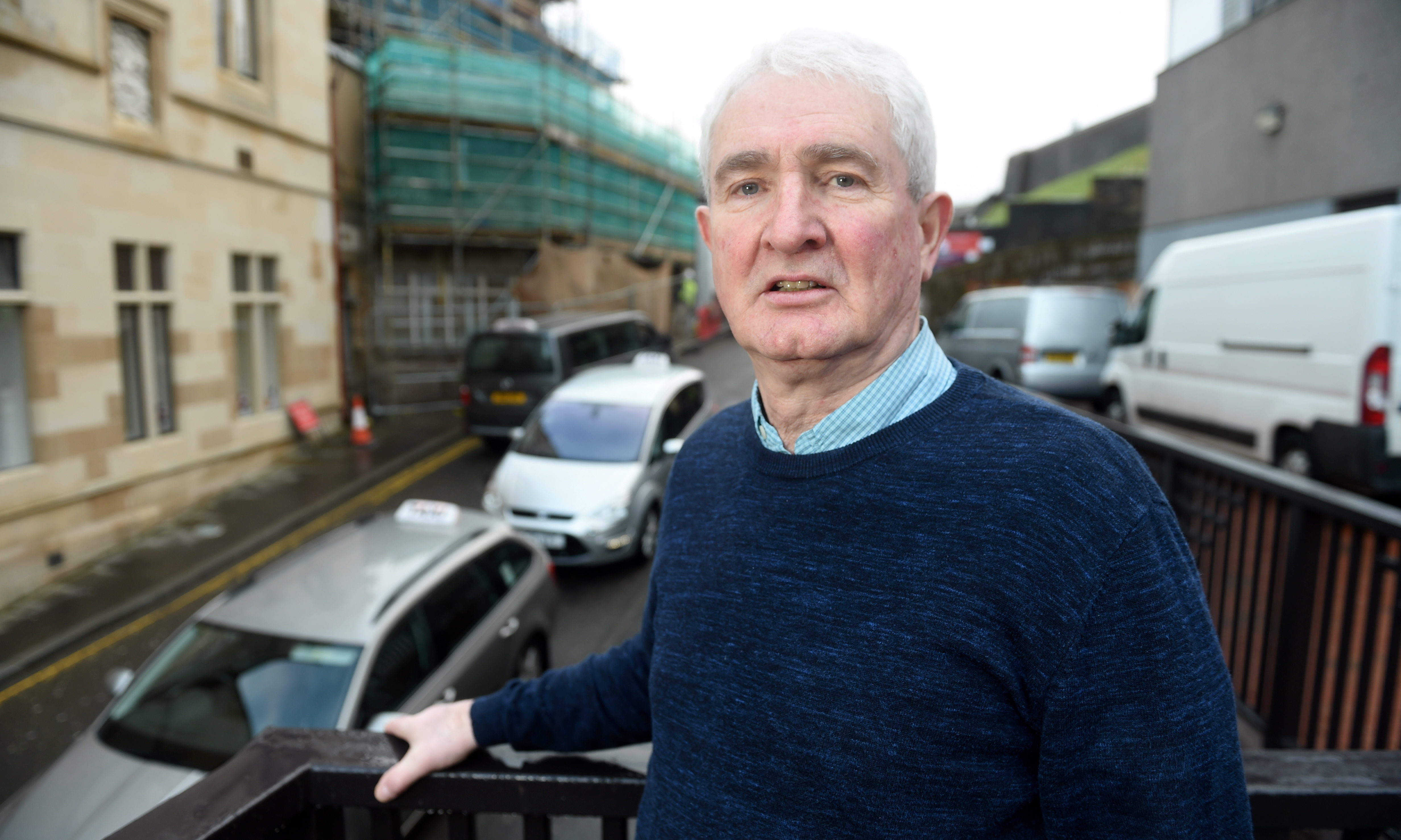 Duncan Fraser of Inverness Taxi Alliance fears other ranks will become "volatile" following the relocation from the Castle Wynd rank. Picture by Sandy McCook