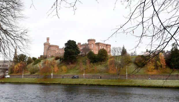 River Ness with Inverness Castle. Picture by Sandy McCook