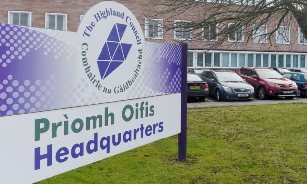 Highland Council's Inverness HQ.