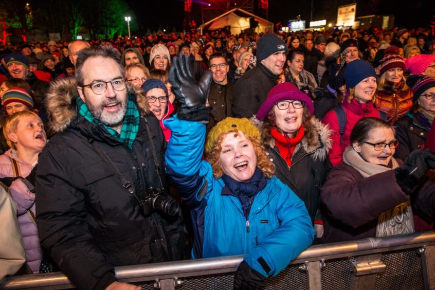 Inverness brings in the New Year with its' Red Hot Highland Fling.