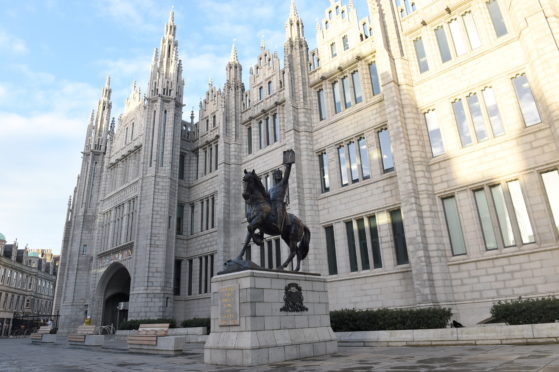 Charles Dickens published a story about a murder at Marischal College.