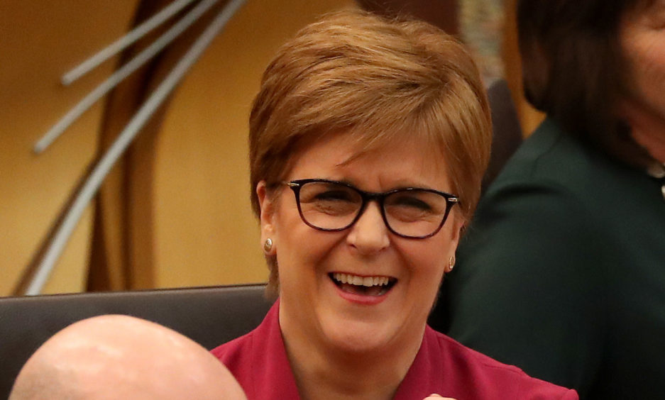 First Minister Nicola Sturgeon