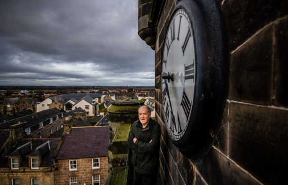 Forres Heritage Trust chairman George Alexander.