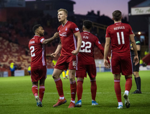 Aberdeen striker Sam Cosgrove.