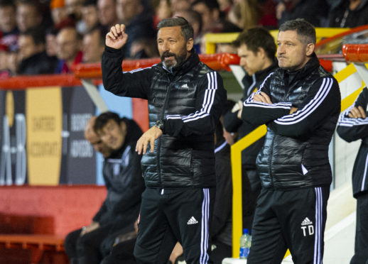 Aberdeen manager Derek McInnes.