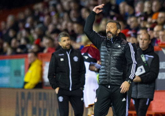 Aberdeen manager Derek McInnes.