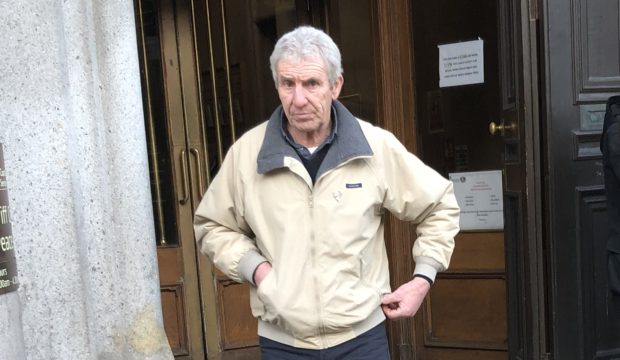 Stephen Reid leaving Aberdeen Sheriff Court.