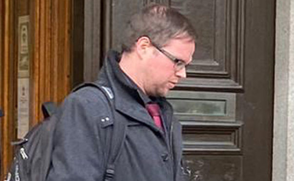 John Cameron pictured leaving court.