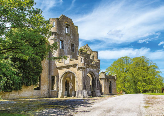 Castle Park House, Maud, which sold for more than £1million. 
Castle Brucklay is in the grounds of the property.