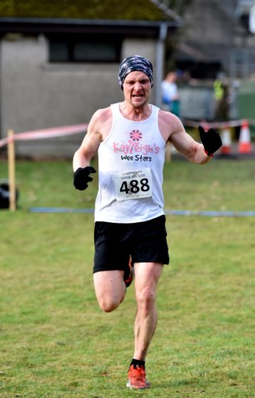 Lumphanan Detox 10k - Kayleigh's Wee Stars Jonathan Cordiner.
Picture by COLIN RENNIE