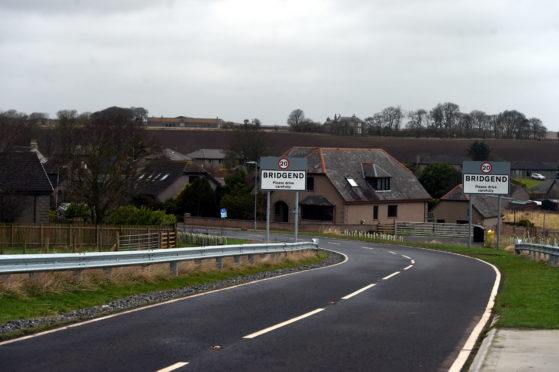 Entrance into Bridgend