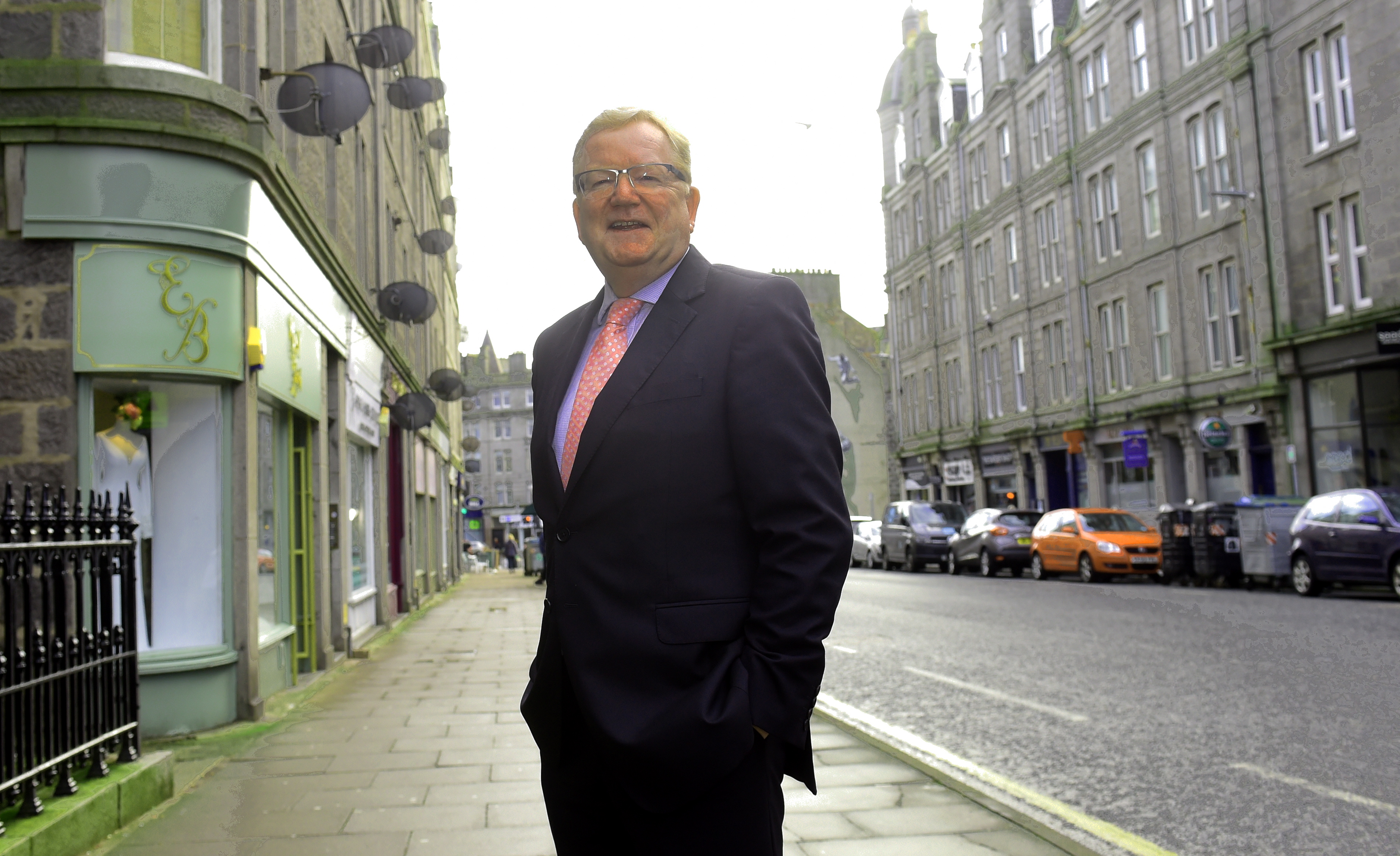 Interim Conservative leader, Jackson Carlaw visiting Aberdeen to discuss business rates with industry bosses.
Picture by Jim Irvine.