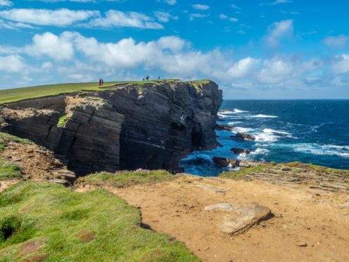 Orkney coastline.