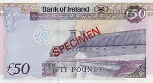 The Bank of Ireland £50 note