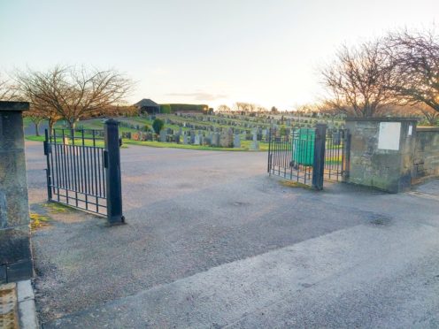 The vehicle gate to the Elgin cemetery from Linkwood Road will remain closed.