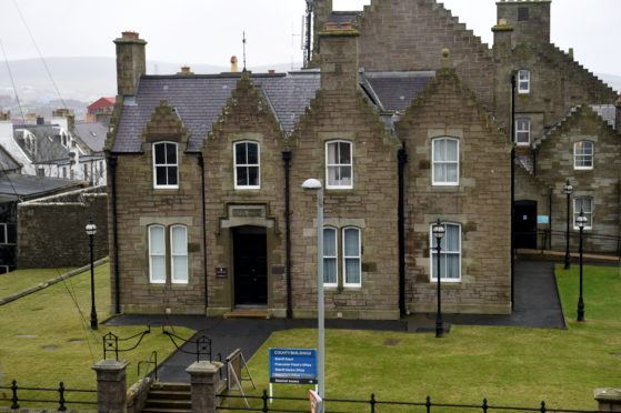 Lerwick Sheriff Court, on King Erik Street.
Picture by Kenny Elrick