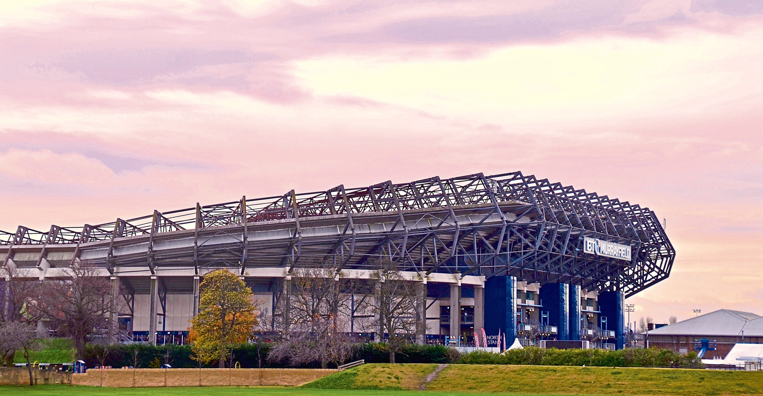 BT Murrayfield Rugby Stadium. in Edinburgh. Scotland UK. November 2017; Shutterstock ID 765109180; Purchase Order: -