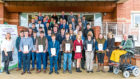 Pilot scheme pre-apprenticeship students and their mentors at the graduation ceremony which was held in Perth.
