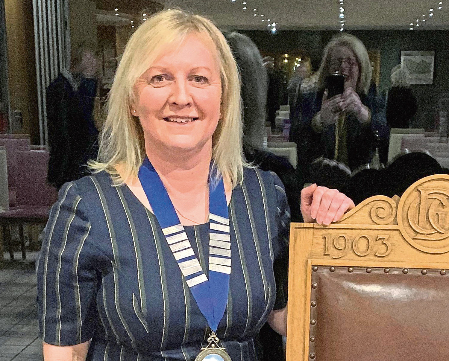 Elaine Farquharson-Black has become the first female to be elected Club Captain in the 117-year history of the prestigious Deeside Golf Club - an appointment traditionally held by a male member.