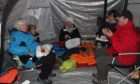 The Ythan Valley Rotary club during a Sleep Out event earlier this year