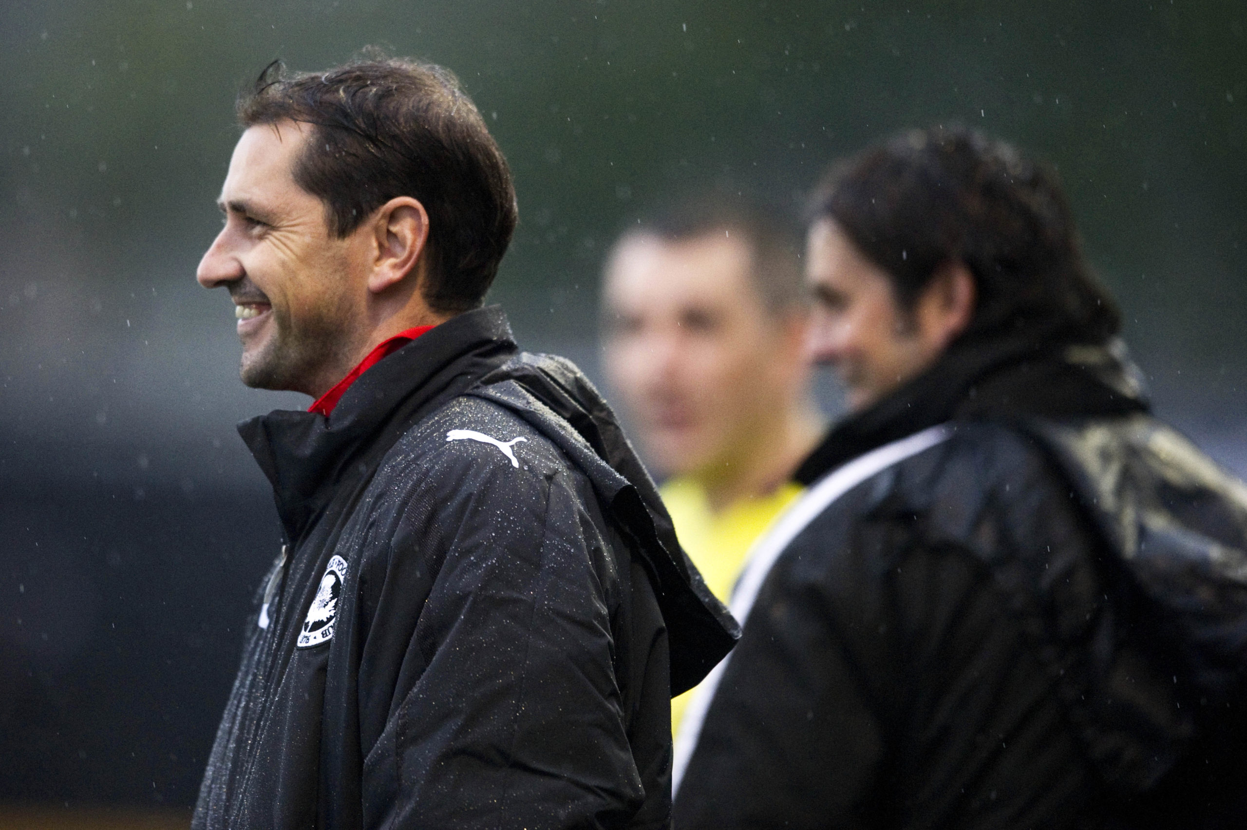 Jackie McNamara and Paul Hartley during a pre-season friendly at between Alloa Athletic and Partick Thistle.