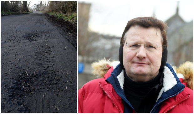 Markus Auffermann from Woodside Parish Church has criticised the road leading to Persley Castle Nursing Home