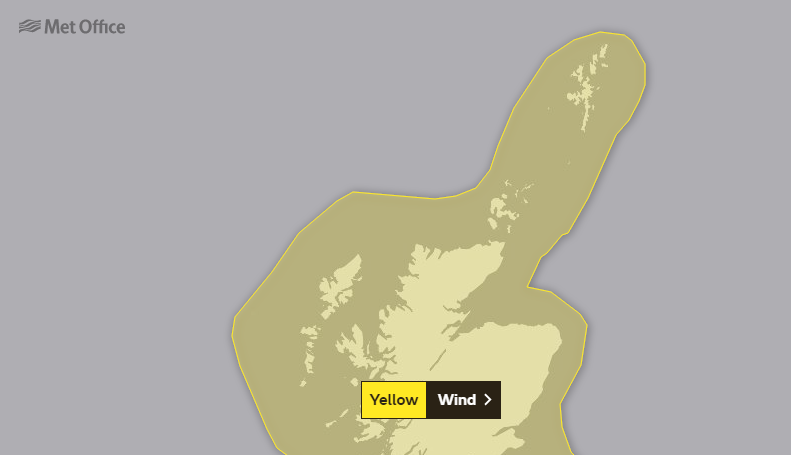 The Met office has issued a weather warning as Storm Ciara is set to hit the nation.