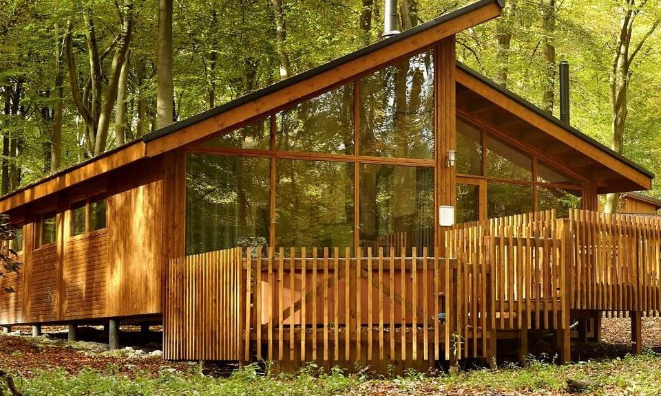 An example of Forest Holidays timber cabins