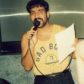 Trevor Lazaro in Chaplins nightclub in 1986