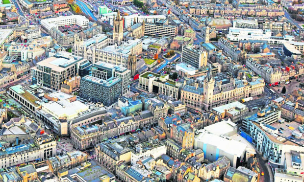Aberdeen city centre.