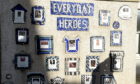 The updated Everyday Heroes mural on Flourmill Lane