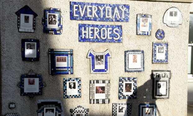 The updated Everyday Heroes mural on Flourmill Lane